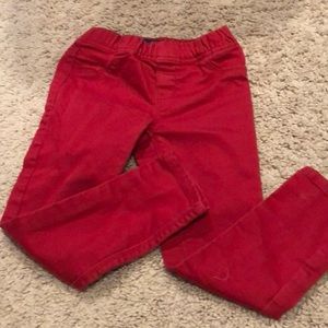 Red Old Navy pants